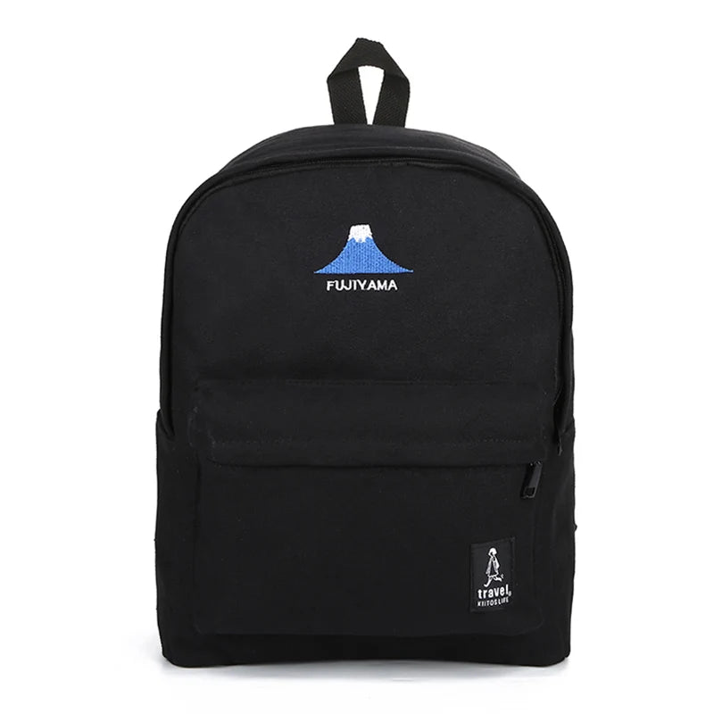 Canvas Backpack Anti-theft Travel Rucksack for Women