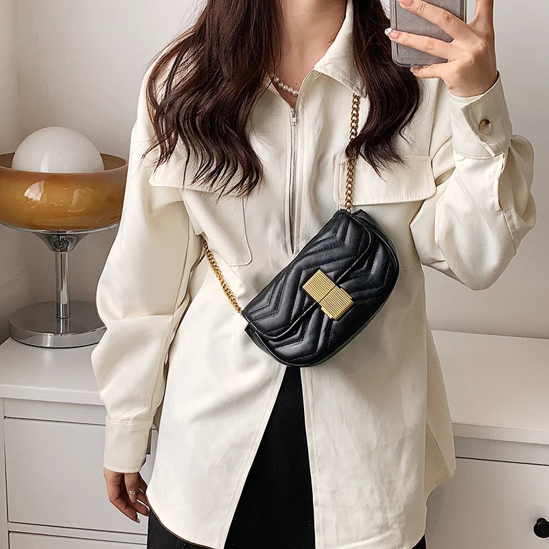 PU Leather Crossbody Bags for Women Chain Shoulder Bag Small Handbags SG8248