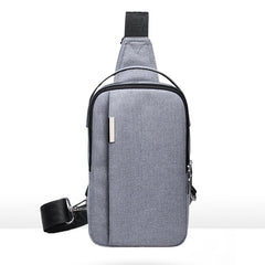 Men's Crossbody Messenger Bag Waterproof Nylon Chest Pack