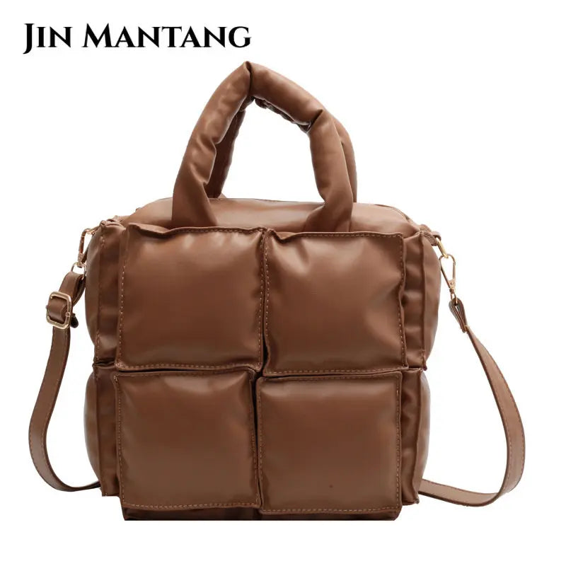 Fluffy Shoulder Crossbody Bag Vintage Messenger Tote