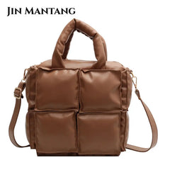 Fluffy Shoulder Crossbody Bag Vintage Messenger Tote