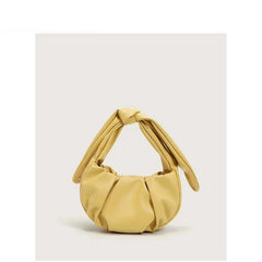 Pleated Handlebags PU Cloud Bag Armpit Bag Shopping Shoulder strap
