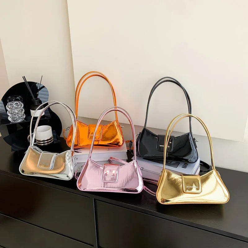 Small PU Leather Shoulder Bag for Women Handbag