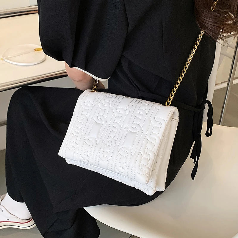 Chain Clutch Purse Crossbody Bag for Women