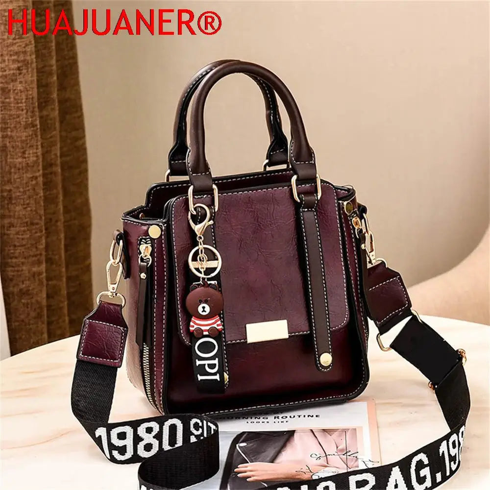 PU Leather Crossbody Totes Bag for Women