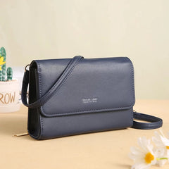 PU Leather Crossbody Bags For Women Handbags Shoulder Messenger Clutch