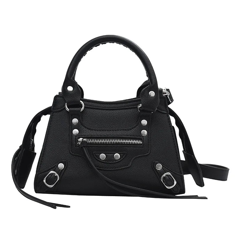 Rivet Crossbody Bag Women's Shoulder Messenger Purse Handbag