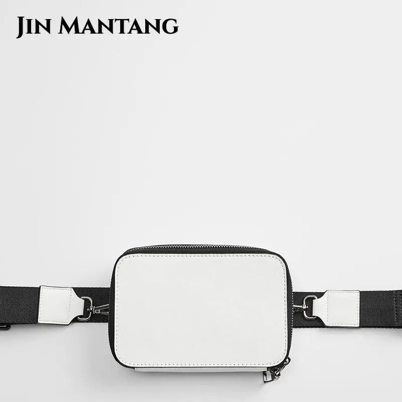 Small Box Shoulder Crossbody Bag with Wide Strap