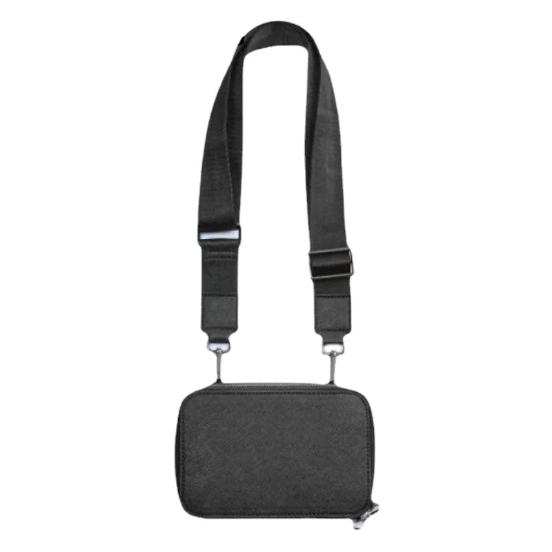Small Box Shoulder Crossbody Bag with Wide Strap