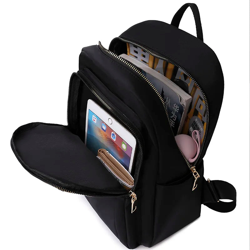 Vintage Oxford Women's Backpack Schoolbag