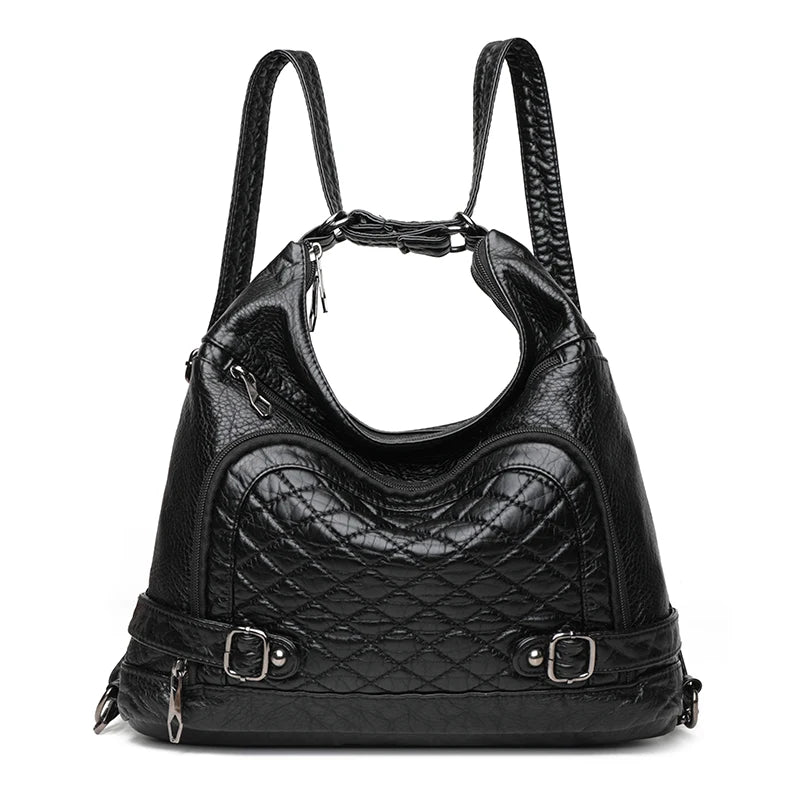 Leather Women Bags Tote Top-Handle Shoulder Crossbody Bag for Ladies