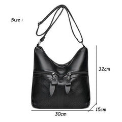 Women's PU Leather Handbag Tote Shoulder Crossbody Bag