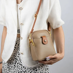 First Layer Cowhide Lady Bag Leather Crossbody Bag For Women