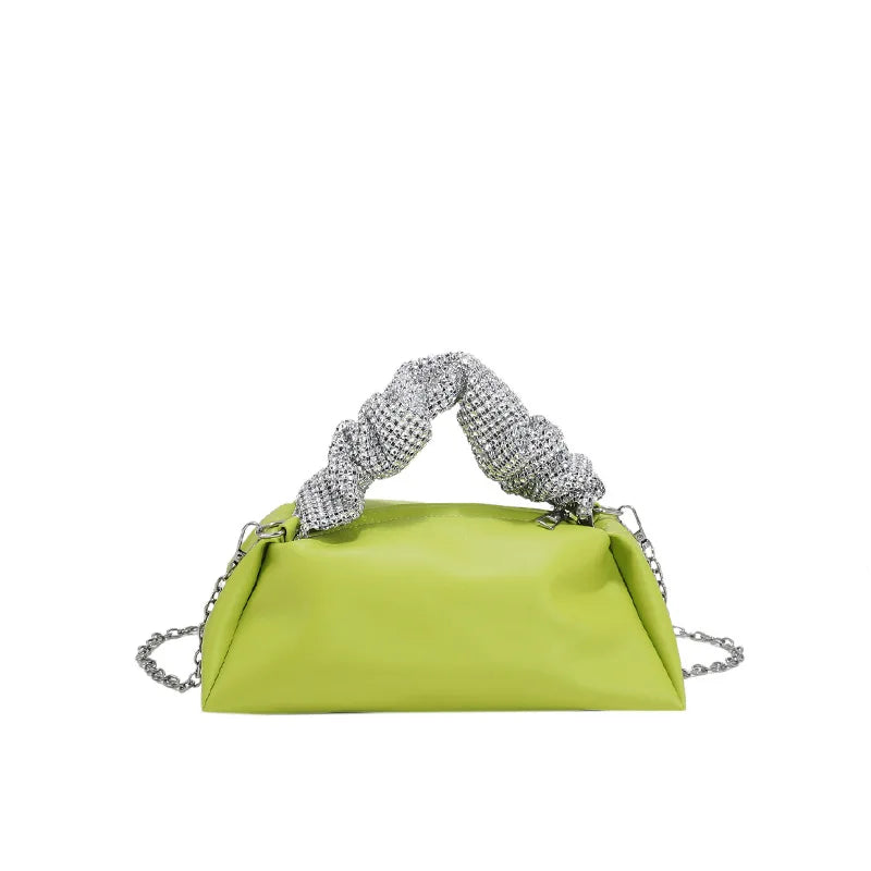 Women's Pu Leather Chain Shoulder Crossbody Bag B440