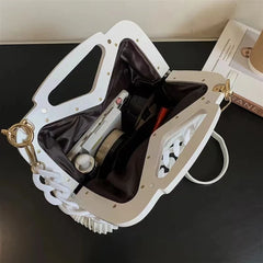 Women's Single Shoulder Leather Handbag Tote