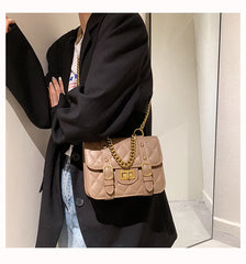 Lingge PU Leather Tote Bag for Women