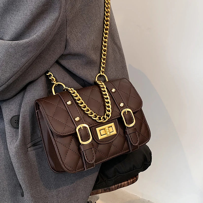 Lingge PU Leather Tote Bag for Women