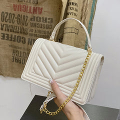 Chain Shoulder Messenger Bag PU Leather Women Handbag