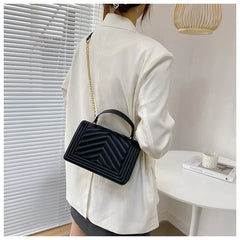Chain Shoulder Messenger Bag PU Leather Women Handbag