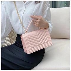 Chain Shoulder Messenger Bag PU Leather Women Handbag