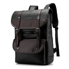 Vintage Men Backpack For Teenage School Bags Male Large Capacity La...