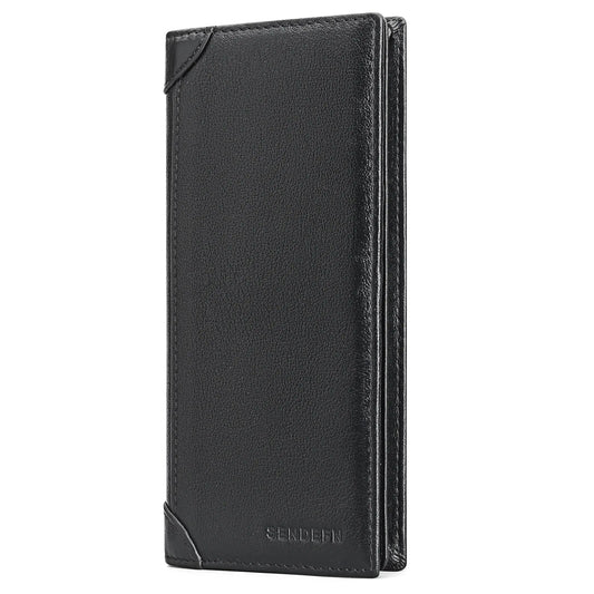 Top Men Leather Wallets Purse Clutch Money Bag
