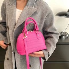 Women Shell Bag Print Leather Handbag And Purses Female Shoulder Bags Clutch