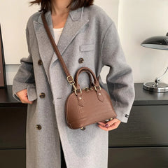 Women Shell Bag Print Leather Handbag And Purses Female Shoulder Bags Clutch
