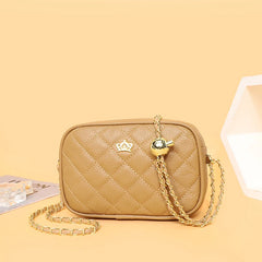 Designer Leather Shoulder Bag Chain Messenger High-end Ladies Purse Handbag