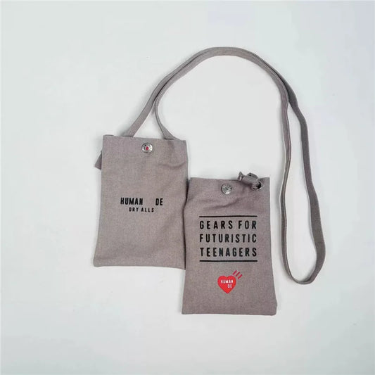 Canvas Human Snap Opening Adjustable Rope Backpack