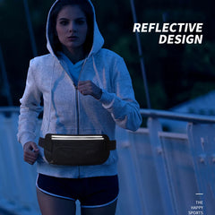 Waterproof Waist Belt Bag with Bottle Holder