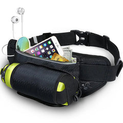 Waterproof Waist Belt Bag with Bottle Holder
