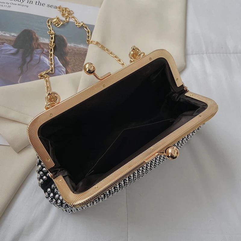 Chain Handbags Female Shoulder Crossbody Bag PU Women Bags Summer Evening Bag