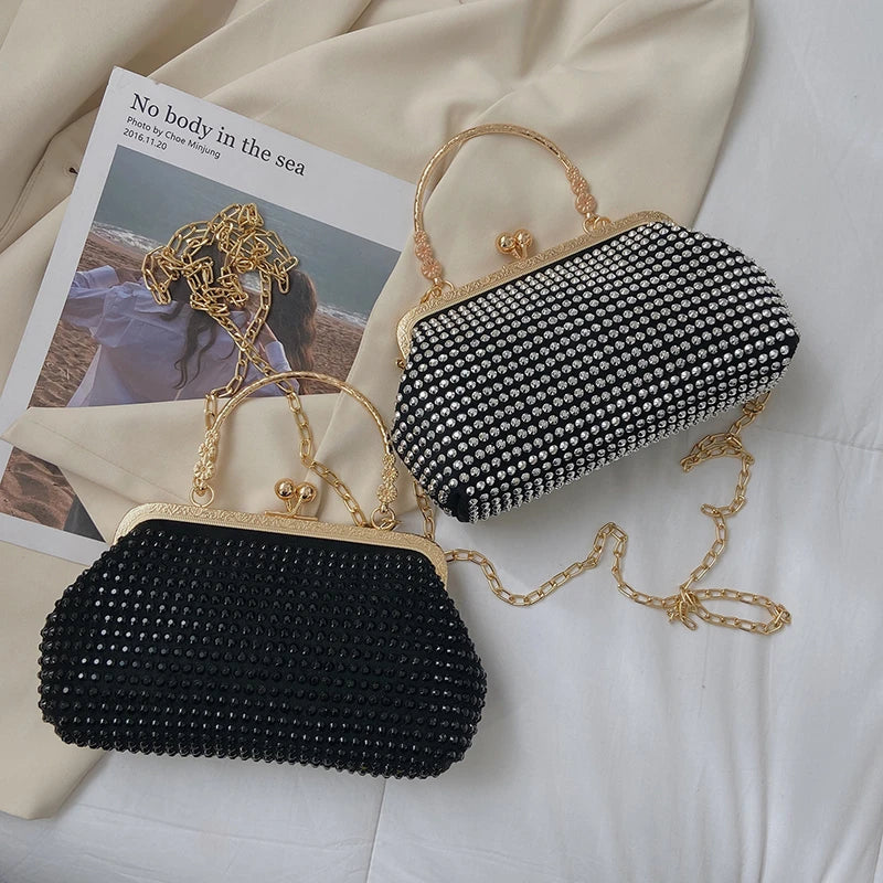 Chain Handbags Female Shoulder Crossbody Bag PU Women Bags Summer Evening Bag