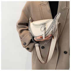 Leather Waist Belt Bag for Women Crossbody Chest pack