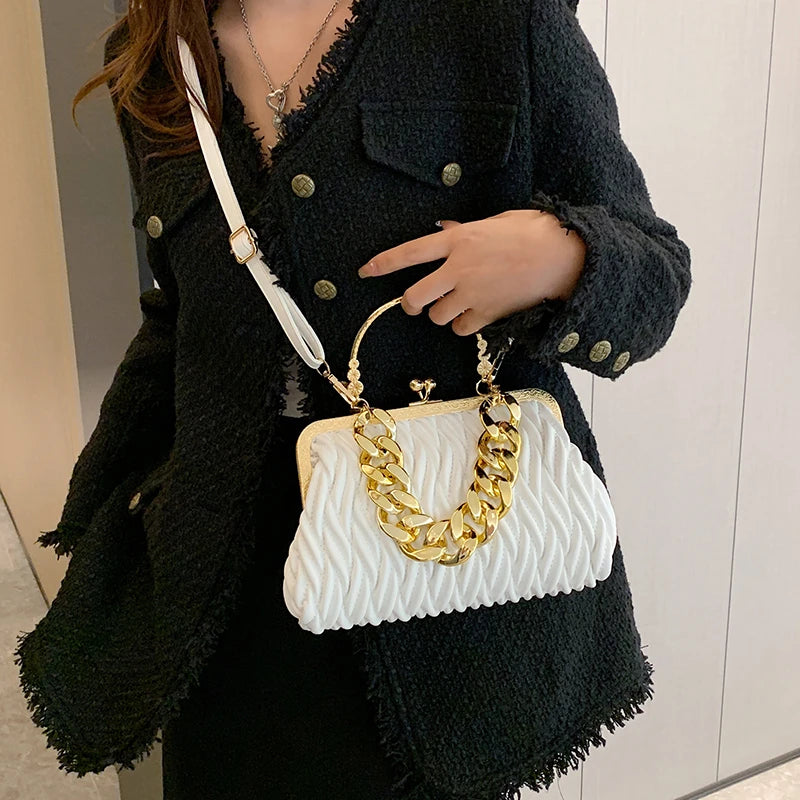 PU Leather Crossbody Bag Evening Purse Lady Shoulder Satchel