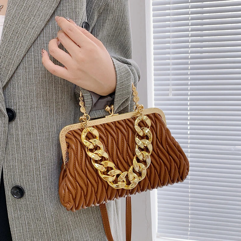PU Leather Crossbody Bag Evening Purse Lady Shoulder Satchel
