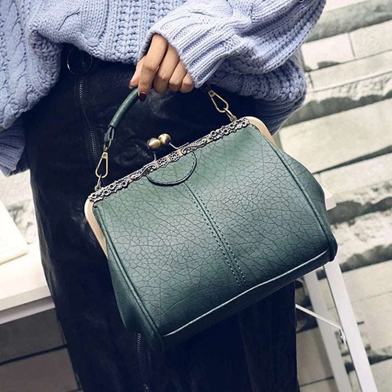 PU Leather Shoulder Messenger Bag Crossbody Bag Armpit Purse Shopping Bag