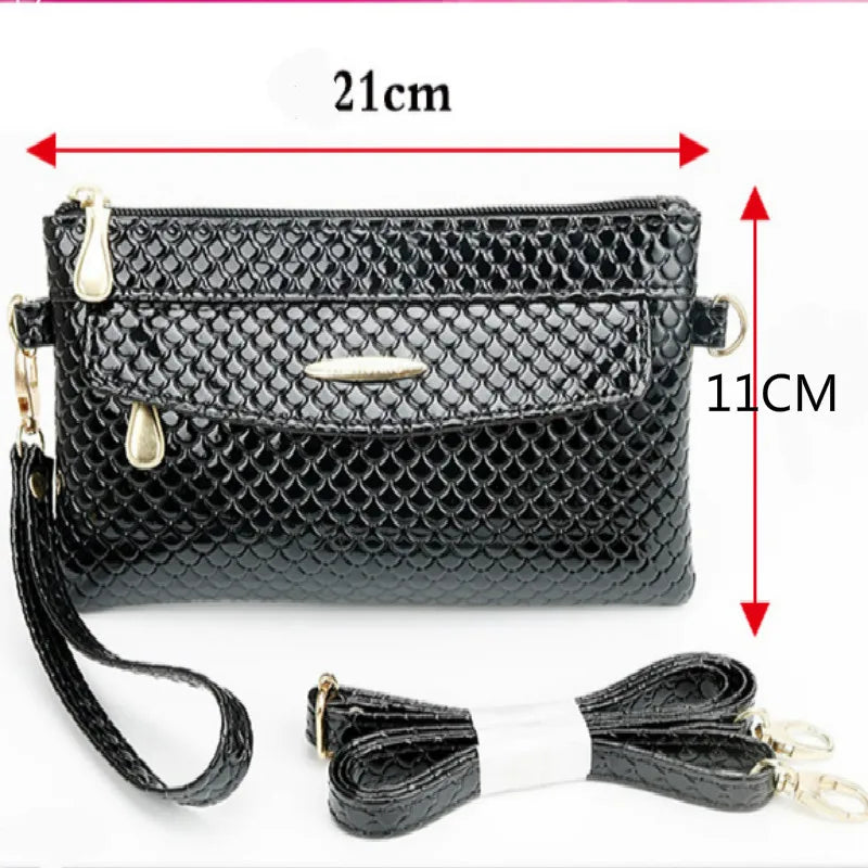 Red Crossbody Mini Bag Womens Shoulder Handbag Clutch Strap Famous Female Bags