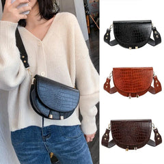Stylish Crocodile Crossbody Bag for Women