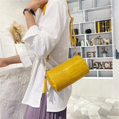 Crocodile Pattern Women's Soft Leather Shoulder Bag