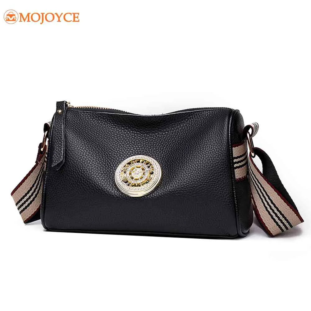 Crossbody Bag Retro Leather Shoulder Bag Casual Satchel Handbag