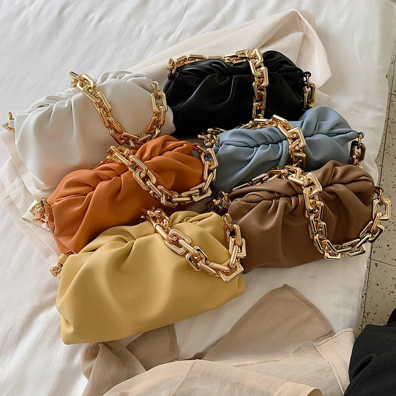 Cloud Bag Soft Leather Crossbody Handbag for Women