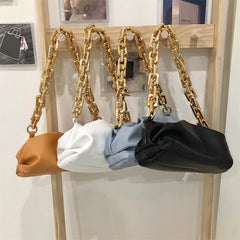 Cloud Bag Soft Leather Crossbody Handbag for Women