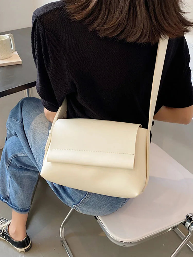 Casual Crossbody Bag for Women Pu Leather Shoulder Bag