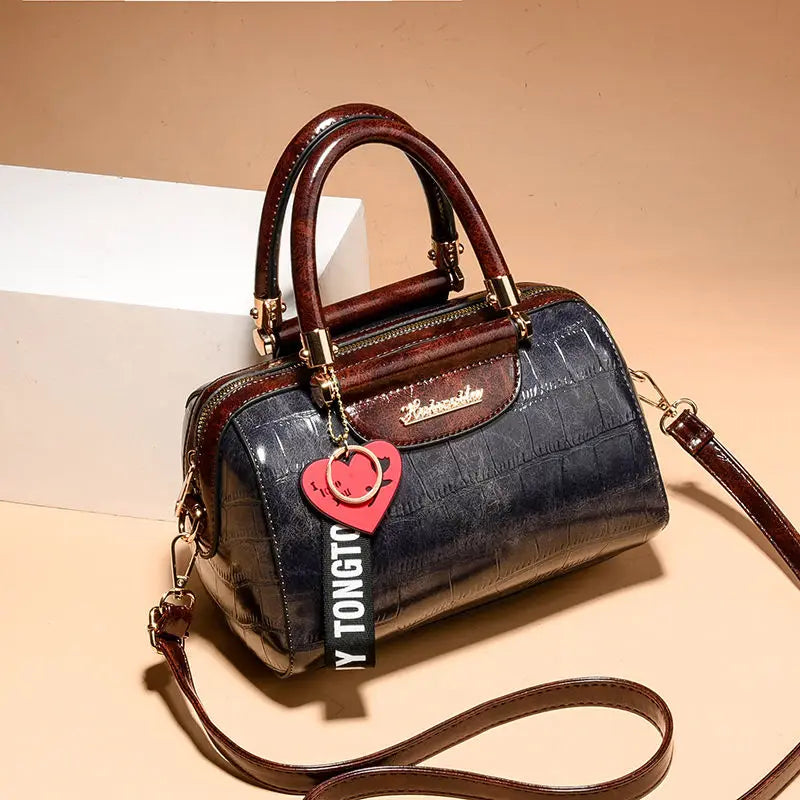 Classic Crocodile Pattern Women Handbag Shoulder Bag