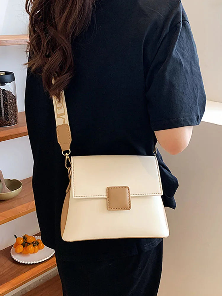 Women's Pu Leather Bag Shoulder Crossbody Flap Travel