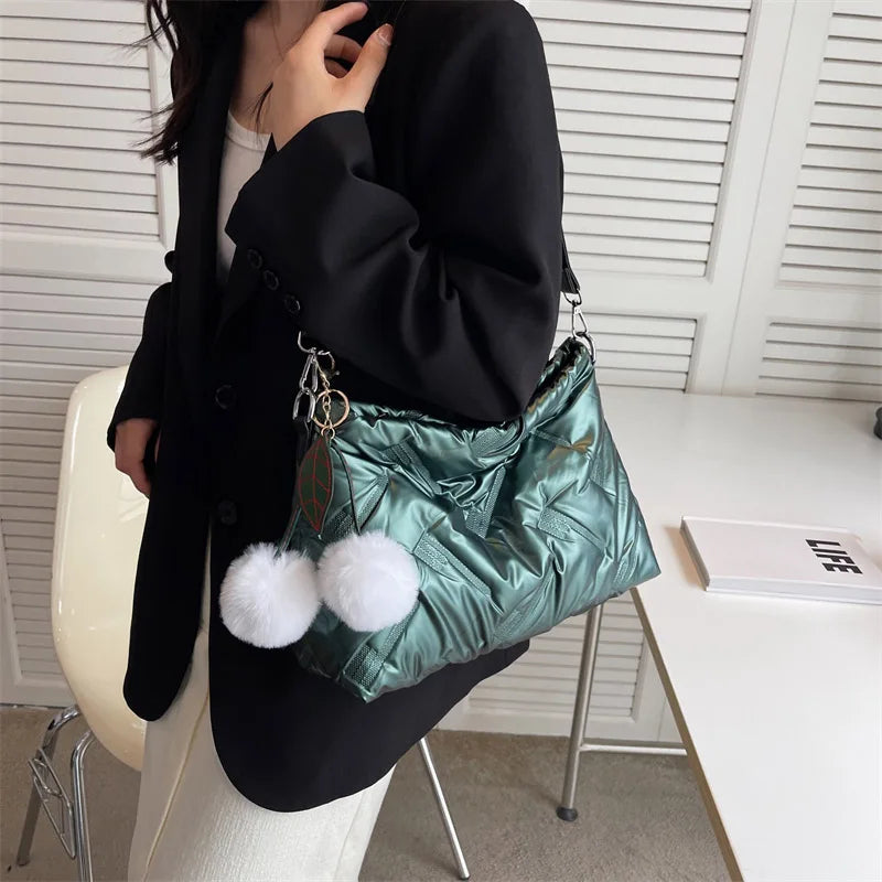 Winter Crossbody Bag for Women Casual Shopping Handbag