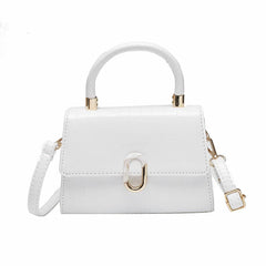 Women's Crocodile Pattern Shoulder Bag All-match Portable Small Square Bag