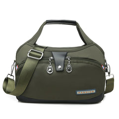 Canvas Waterproof Tote Bag Large Capacity Crossbody Handbag Multifunction Purse